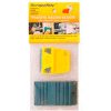 Scraperite Plastic Razor Blades with Polycarbonate Holder, Blue, 3/5" - SR 25 PCBE
