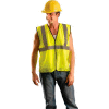 OccuNomix Value Mesh Standard Vest, Class 2, Hi-Vis Yellow, S/ M, ECO-GC-YS/M