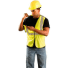 OccuNomix Value Mesh 5-Pt. Break-Away Vest Hi-Vis Yellow 2/3 XL, ECO-GCB-Y2/3X