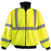 OccuNomix Hi-Vis Value Bomber Jacket, Class 3, Hi-Vis Yellow, 5XL, LUX-ETJBJ-Y5X