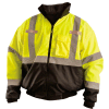 OccuNomix Class 3 Three-Way Bomber Jacket W/ Removable Liner Yellow/Black, 2XL, LUX-ETJBJR-BY2X
