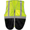 Occunomix LUX-GCBBK-Y2X Break-Away Vest, Mesh, Class 2, Black Bottom, 2XL
