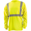 Classic Flame Resistant Long Sleeve T-Shirt, Hi-Vis Yellow, XL