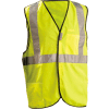 OccuNomix Premium Solid 5-Pt. Break-Away Vest, Class 2, Hi-Vis Yellow, M, LUX-SSBRP-YM