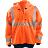 OccuNomix Hi-Vis Premium Wicking Hoodie, Class 3, Hi-Vis Orange, XL, LUX-SWT3HZ-OXL