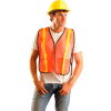 OccuNomix Value Mesh Gloss Vest Non-ANSI, Hi-Vis Orange, Regular, LUX-XGTM-OR