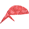 OccuNomix Deluxe Tie Hat With Elastic Rear Band Cowboy Red, 12 Pack, TN6-CRD - Pkg Qty 12