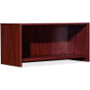 Lorell® Hutch - 29.5" x 14.8" x 16.8" - Mahogany - Essentials Series