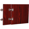 Lorell® Door Kit for Hutch - 13.6" x 16" x 0.8" - Mahogany - Essentials Series