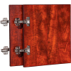 Lorell® Door Kit for Hutch - 16.6" x 16" x 0.8" - Cherry - Essentials Series