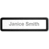 Lorell Cubicle Nameplate Black