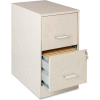 Lorell® 22" Deep 2-Drawer File Cabinet, Stone