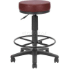 OFM Utili-Stool with Drafting Kit, Anti-Mircobial/Anti-Baterial Vinyl, Wine