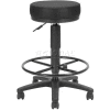 OFM Utili-Stool with Drafting Kit, Anti-Mircobial/Anti-Baterial Vinyl, Black