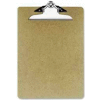 Officemate® Hardboard Clipboard, 9" x 12-1/2", Brown