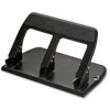 Officemate® Heavy-Duty Three-Hole Punch, 40 Sheet Capacity, Black
