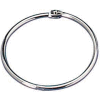Officemate® Loose-Leaf Book Rings, 2" Diameter, Silver, 50/Box