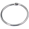 Officemate® Loose-Leaf Book Rings, 3" Diameter, Silver, 10/Box