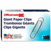 Officemate® Giant Paper Clips, Silver, 100/Box