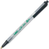 Bic® Ecolutions Clic Stic Retractable Ball Pen, Medium, Black Ink, Dozen