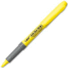Bic® Brite Liner Grip Highlighter, Chisel Tip, Yellow Ink, Dozen