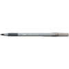 Bic® Ultra Round Stic Grip Ballpoint Stick Pen, Medium, Black Ink, Dozen