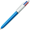 Bic® 4-Ink Color Retractable Pen, Medium, Blue/Black/Red/Green Ink