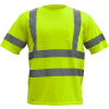 Utility Pro Hi-Vis S/S Pocket T-Shirt, ANSI Class 3, L, Lime