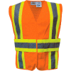 Utility Pro Hi-Vis Tearaway Vest, ANSI Class 2, L/XL, Orange