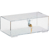 Omnimed® Single Lock Acrylic Refrigerator Medicine Lock Box, 12"W x 6"D x 4-1/4"H, Clear
