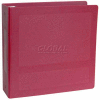 Omnimed® 1-1/2" Antimicrobial Binder, 3-Ring, Side Open, Holds 300 Sheets, Burgundy