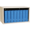 Omnimed® Cubbie File Storage Rack, 8 Binder Capacity, Beige