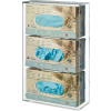 Omnimed® 305365 Triple Clear Acrylic Deluxe Glove Box Holder