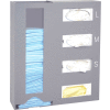 Omnimed® Painted Steel Medical Isolation Station, 18"W x 4-1/2"D x 20-3/4"H