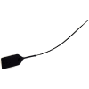Global Industrial Adjustable One Piece Seal, Black, 100/Pack