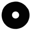 Oreck® 12" Strip Pad - Black - Pkg Qty 5