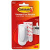 3M&#8482; Command&#8482; Spring Clip with Adhesive Strips, White, 1 Pack
