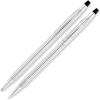 Cross® Classic Century Ballpoint Pen/Pencil Set, 0.7mm, Chrome Barrel