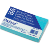Oxford® Rule Index Cards 7321BLU, 3" x 5", Blue, 100/Pack
