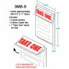 Outdoor Literature Holder W/Lid, 10"W X 1-1/2"D X 14"H - Pkg Qty 5