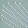 Tripp Lite 7.5" Nylon Cable Ties, Gray, Pack of 100