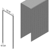 16 Gauge Staple - 3/4" Length - 15/16" Crown - Galvanized Steel - Pkg of 10000