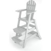 Frog Furnishings Lifeguard Chair, 62" Seat Height, White