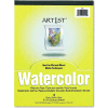 Pacon® Artist Watercolor Paper Pad 4910, 9" x 12", White, 12 Sheets/Pad