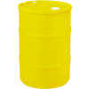 US Roto Molding 15 Gallon Plastic Drum SS-CH-15 - Closed Head with Bung Cover - Lever Lock - Yellow