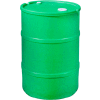 US Roto Molding 55 Gallon Plastic Drum SS-CH-55 - Closed Head with Bung Cover - Lever Lock - Green