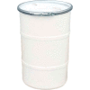 US Roto Molding 30 Gallon Plastic Drum SS-OH-30 - Open Head with Bung Cover - Lever Lock - Natural