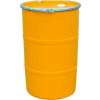 US Roto Molding 35 Gallon Plastic Drum SS-OH-35 - Open Head with Bung Cover - Lever Lock - Orange