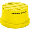 1 Step Plastic Step Stand Round - Yellow 21"Dia x 12"H - ST-1R YEL