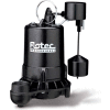Flotec Professional Series 1/2 HP Submersible Cast Iron Effluent Pump, Vertical Switch